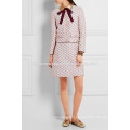 Jacquard Mini Skirt Manufacture Wholesale Fashion Women Apparel (TA3056S)